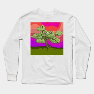 Benny the Bonsai trippy bonsai tree Long Sleeve T-Shirt